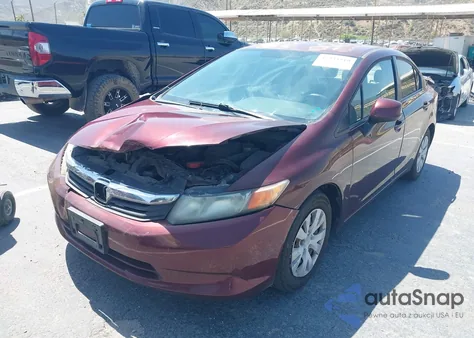 2012 Honda Civic Lx z USA, uszkodzony, nr VIN 2HGFB2F54CH600203